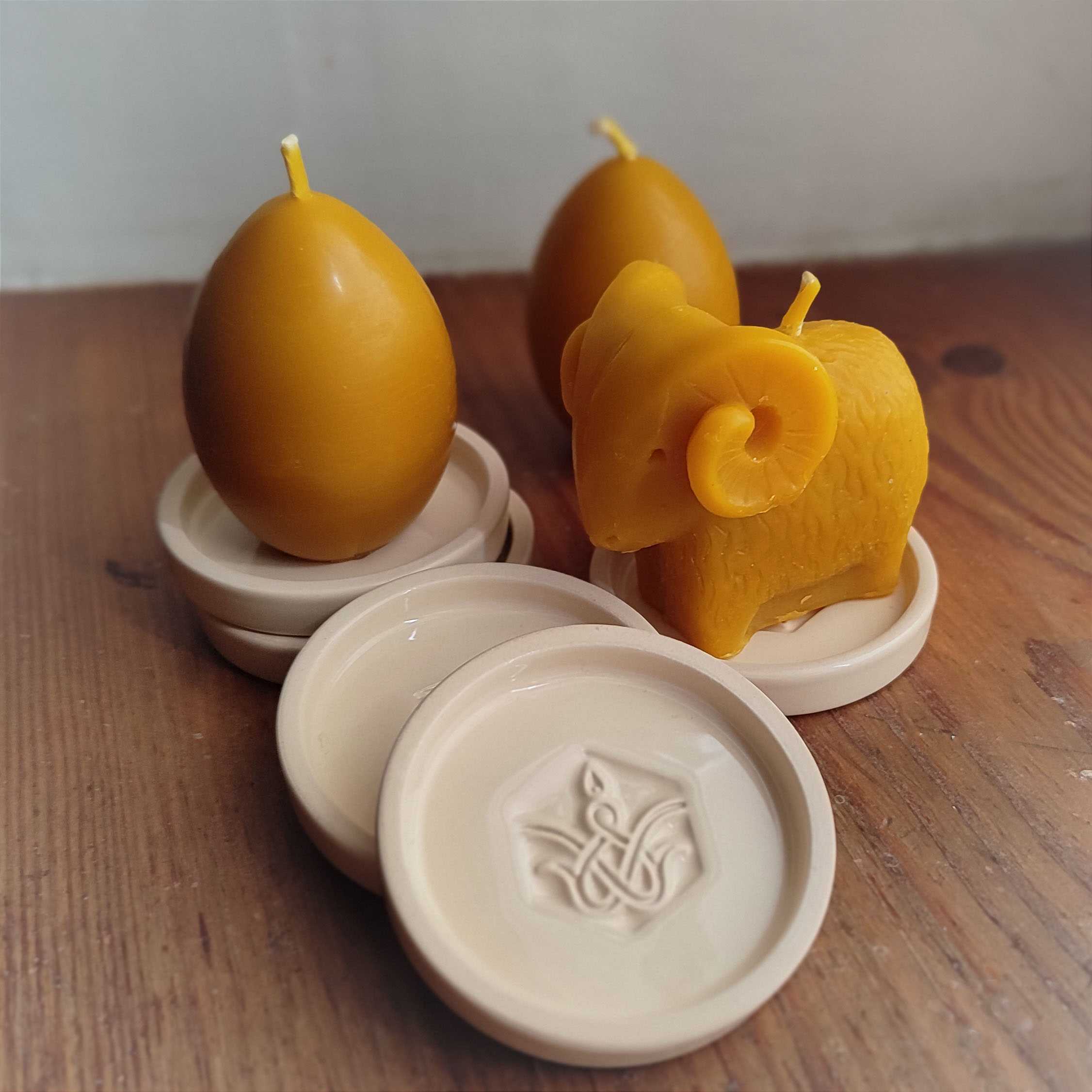 Little ceramic candlestick, 5 cm Little ceramic candlestick, 5 cm