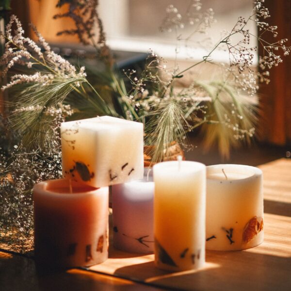 „Vanille Glück“, Kerze mit Vanille im Keramikbehälter
