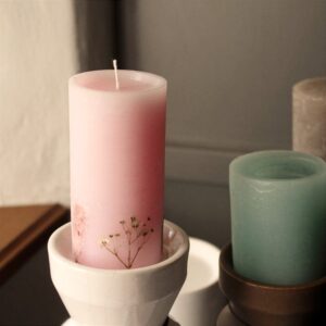 Zylinderkerze 6х12 cm mit Magnolie und Bergamotte